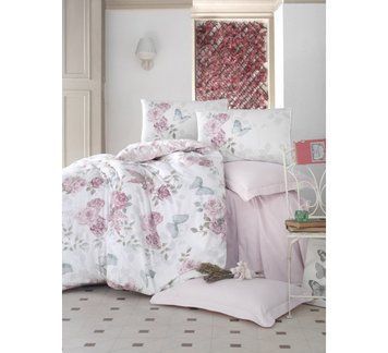 Постельное белье Cotton Box&trade; ранфорс евро - Rosella pembe