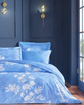 Постельное белье Valeron египетский хлопок - Eunike mavi king size xl