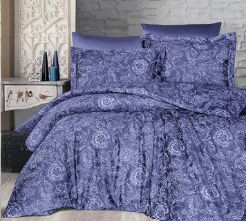 Постельное белье First Choice люкс сатин - Advina indigo