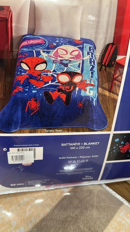 Плед Tac Disney 160*220 - Spiderman Team