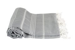 Пляжное полотенце Cross Peshtemal 97*176 - светло серый 26