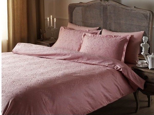 Постельное белье TAC жаккард - Gardenia розовый