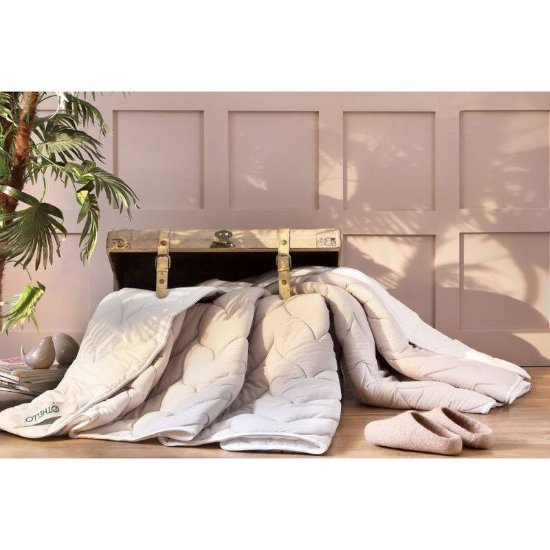 Одеяло Othello - Colora антиаллергенное серый-белый 155*215 полуторное