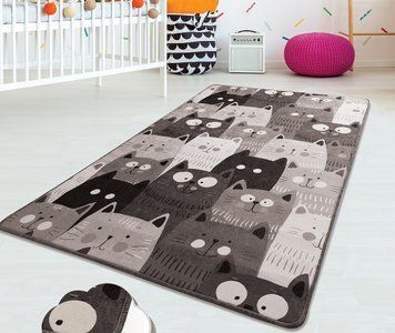 Коврик в детскую комнату Chilai Home 100*160 - CATS GRI