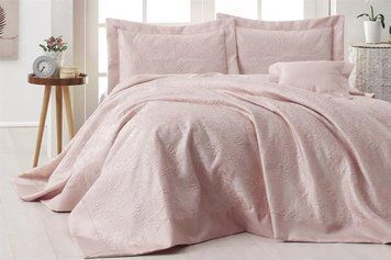 Покрывало First Choice Tango 240*260 с наволочками 50*70 - Ravena pudra
