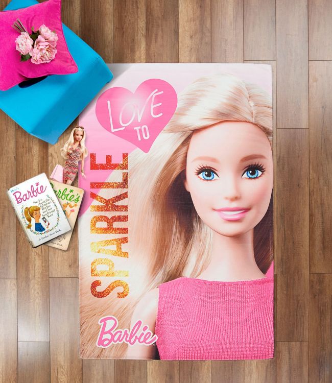 Коврик в детскую Tac Barbie Sparkle 80*140 см