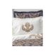 Набор постельное белье с покрывалом + плед Karaca Home - Helena lacivert синий евро (10)