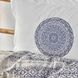 Постельное белье Karaca Home - Calipso indigo индиго pike jacquard 200*220 евро