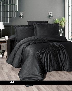 Постельное белье First Choice евро размер жаккард - vivien black