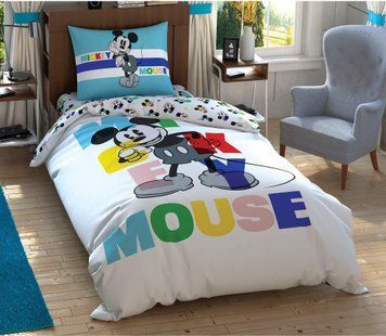 Детское/подростковое постельное белье ТАС Disney Mickey Colour Face