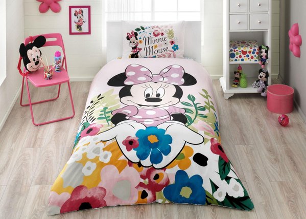 Набор постельное со стеганным одеялом ТАС Disney - Minnie Mouse glitter
